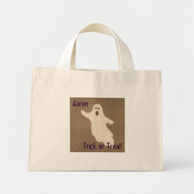Mini Tote Bag Ticket ou traitement personnalisé Fourre-tout (Devant)