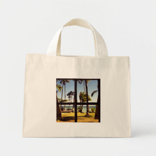Mini Tote Bag Tropical Fiji Beach Scene tcnm