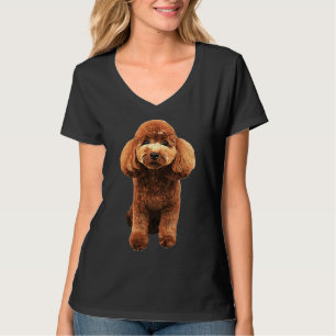Mini Toy Poodle Niedlicher Welpenhund T-Shirt