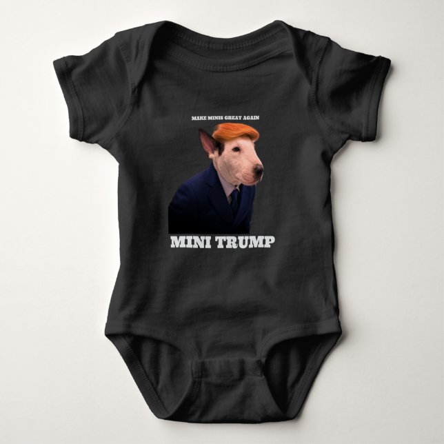 MINI TRUMP BABY STRAMPLER (Vorderseite)