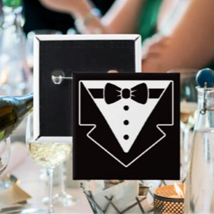 Mini Tuxedo Fun Button