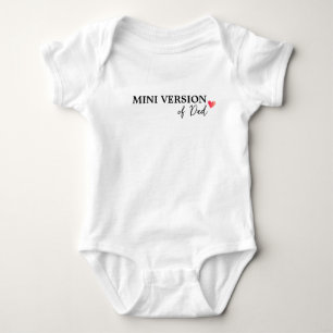 Mini-Version von Papa Baby Strampler
