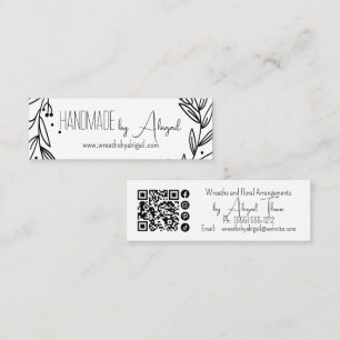 Mini Vignes de couronnes faites main   Carte de visite 