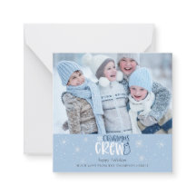 MINI Weihnachts-Crew Foto Blue Holiday
