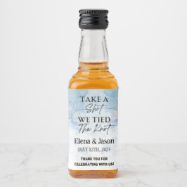 Mini Whiskey Botlle Label - Liquor Label - Wedding Alkoholflaschenetikett