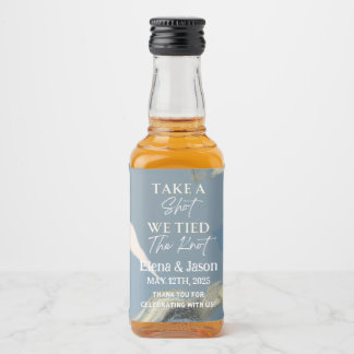 Mini Whiskey Botlle Label - Liquor Label - Wedding Alkoholflaschenetikett