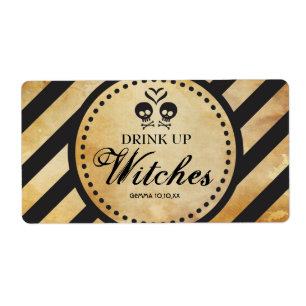 Mini Wine Label Goth Junggeselinnen-Abschied Gefal