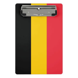 Mini-Zwischenablage mit Flagge Belgiens Mini Klemmbrett