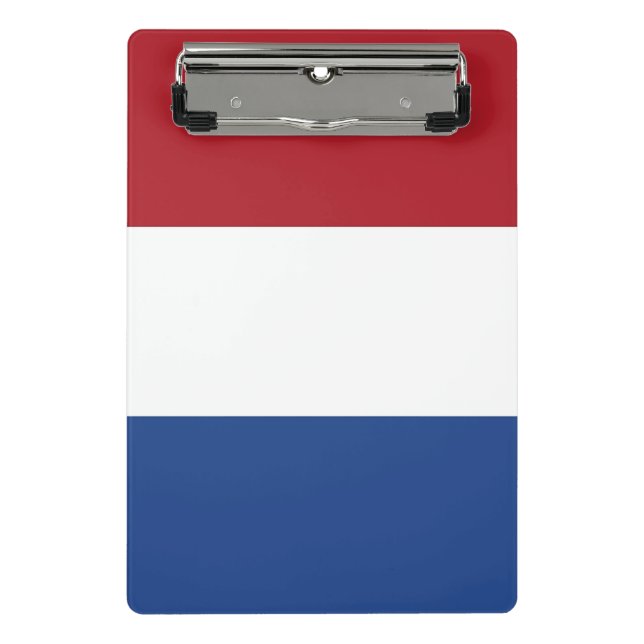 Mini-Zwischenablage mit Flagge der Niederlande Mini Klemmbrett (Vorderseite)