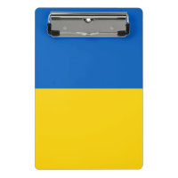 Mini-Zwischenablage mit Flagge der Ukraine