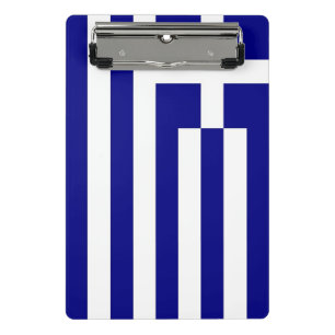 Mini-Zwischenablage mit Flagge Griechenlands Mini Klemmbrett