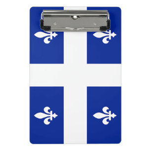 Mini-Zwischenablage mit Flagge Quebec, Kanada Mini Klemmbrett