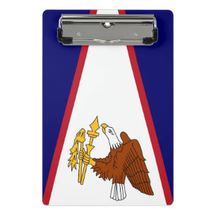 Mini-Zwischenablage mit Flagge von Amerikanisch-Sa Mini Klemmbrett