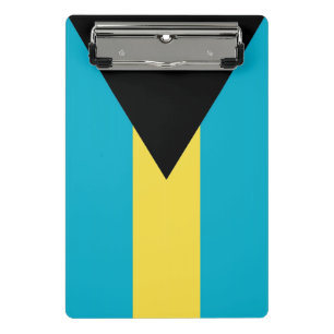 Mini-Zwischenablage mit Flagge von Bahamas Mini Klemmbrett