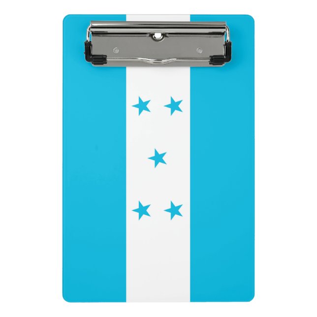 Mini-Zwischenablage mit Flagge von Honduras Mini Klemmbrett (Vorderseite)