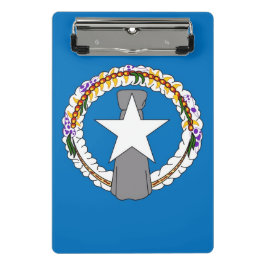 Mini-Zwischenablage mit Flagge von Nord-Mariana Mini Klemmbrett