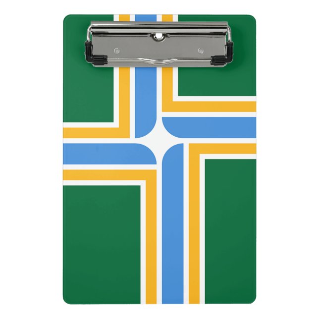 Mini-Zwischenablage mit Flagge von Portland, USA Mini Klemmbrett (Vorderseite)