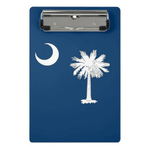 Mini-Zwischenablage mit Flagge von South Carolina, Mini Klemmbrett