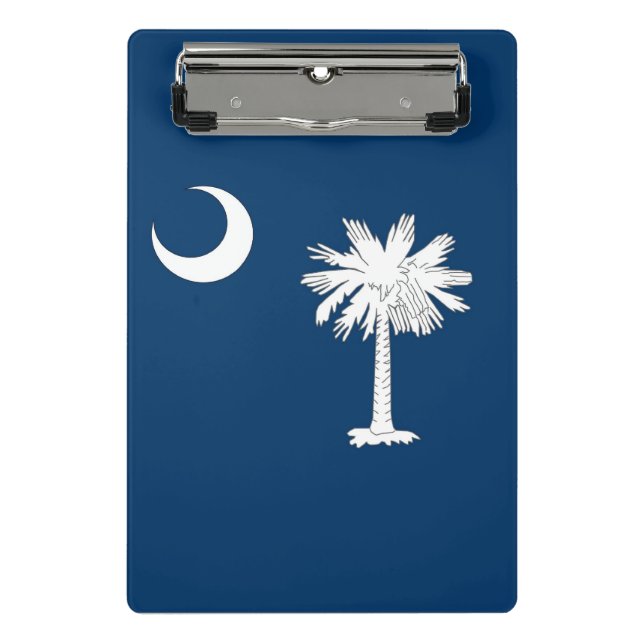 Mini-Zwischenablage mit Flagge von South Carolina, Mini Klemmbrett (Vorderseite)