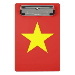 Mini-Zwischenablage mit Flagge von Vietnam Mini Klemmbrett