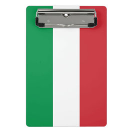 Mini-Zwischenablage mit italienischer Flagge Mini Klemmbrett