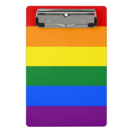Mini-Zwischenablage mit Rainbow-Pride-Flagge für L Mini Klemmbrett