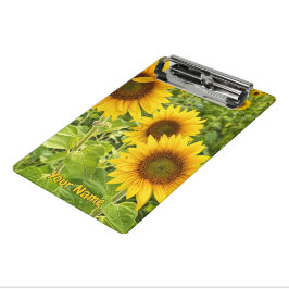 Mini-Zwischenablage "Sunflower" Mini Klemmbrett