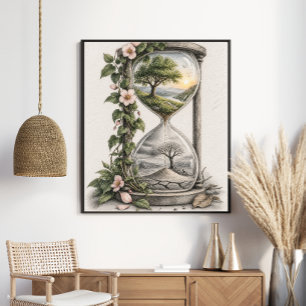 Miniatur-Beleuchtungskörper für Berg-Terrarium Poster