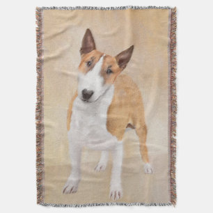 Miniatur Bull Terrier Malerei - Niedlich Original Decke