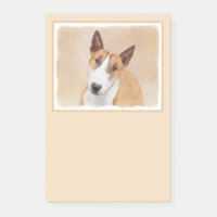 Miniatur Bull Terrier Malerei - Niedlich Original 