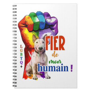 Miniatur Bullterhund Notizblock