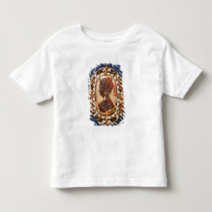 Miniatur, die den Profilkopf trägt Kleinkind T-shirt