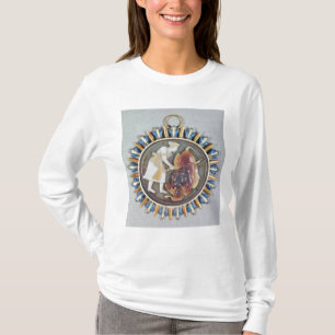 Miniatur, die Kaiser Shah Jahan Tötungslöwe T-Shirt