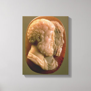 Miniatur, die Marcus Aurelius (121-180) darstellt Leinwanddruck