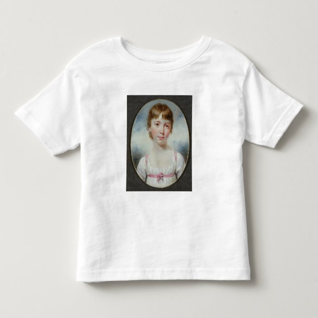 Miniatur eines jungen Mädchens Kleinkind T-shirt (Vorderseite)