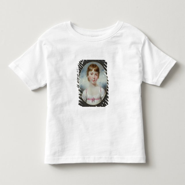 Miniatur eines jungen Mädchens Kleinkind T-shirt (Vorderseite)