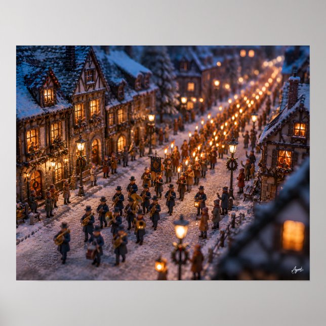 Miniatur-Fackellicht-Winterparade Poster (Vorne)