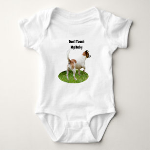 Miniatur Fox Terrier Alert, Baby Bodysuit Strampler