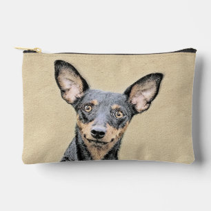 Miniatur Pinscher Malerei Niedlich Original Hunde Zubehörtasche