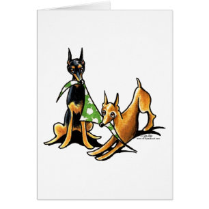 Miniatur Pinscher n Äpfel