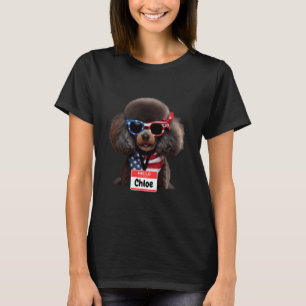 Miniatur Poodle Dog Chloe Männer Frauen Kinder Jun T-Shirt