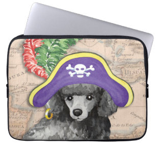 Miniatur Poodle Pirate Laptopschutzhülle