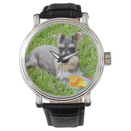 Miniatur-Schnauzer-Armbanduhr Armbanduhr