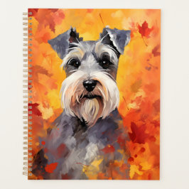 Miniatur Schnauzer HerbstErntedank Planer