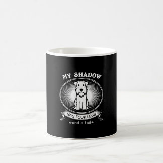 Miniatur Schnauzer ist mein Hund, mein Schattenfre Kaffeetasse