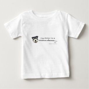 Miniatur-Schnauzer - mehr Rassen Baby T-shirt