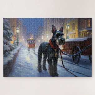 Miniatur Schnauzer Weihnachtsfeiertage