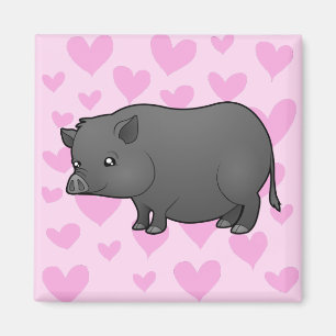Miniatur-Schweinefleisch-Liebe Magnet
