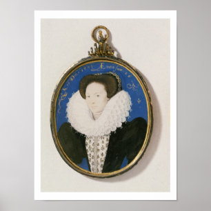 Miniatur von Arabella Stuart, Herzogin von Lennox, Poster