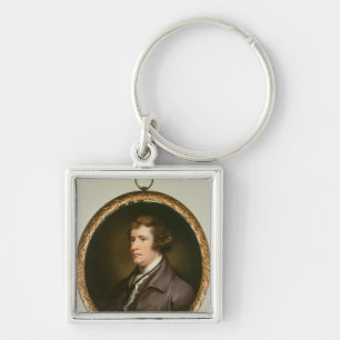 Miniatur von Edmund Burke, 1795 Schlüsselanhänger